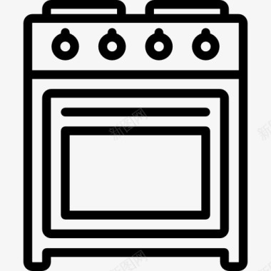 厨房用具炉图标图标