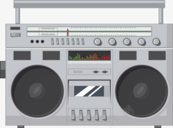 听广播电器元素高清图片