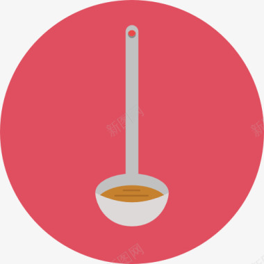 厨房用具Ladle图标图标