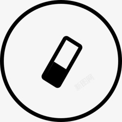 薄圆手机的圆形按钮图标高清图片