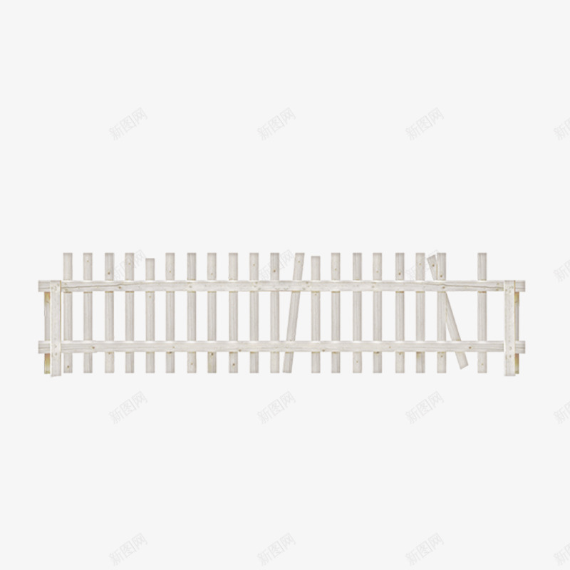 欧式白色木栅栏png免抠素材_88icon https://88icon.com 围栏 木 栅栏 欧式 白色 装饰图案