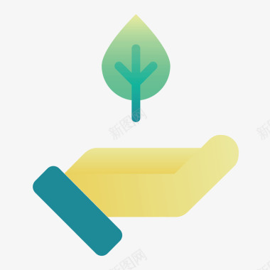 游戏UI爱护植物矢量图图标图标