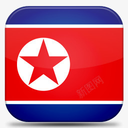 韩国文具用品北韩国V7国旗图标图标