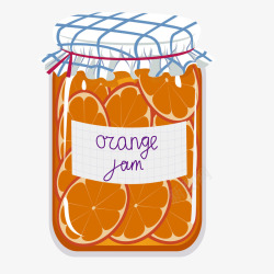 橘子罐头卡通橘子罐头矢量图高清图片
