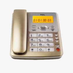 无线电话TCL座机电话D61高清图片