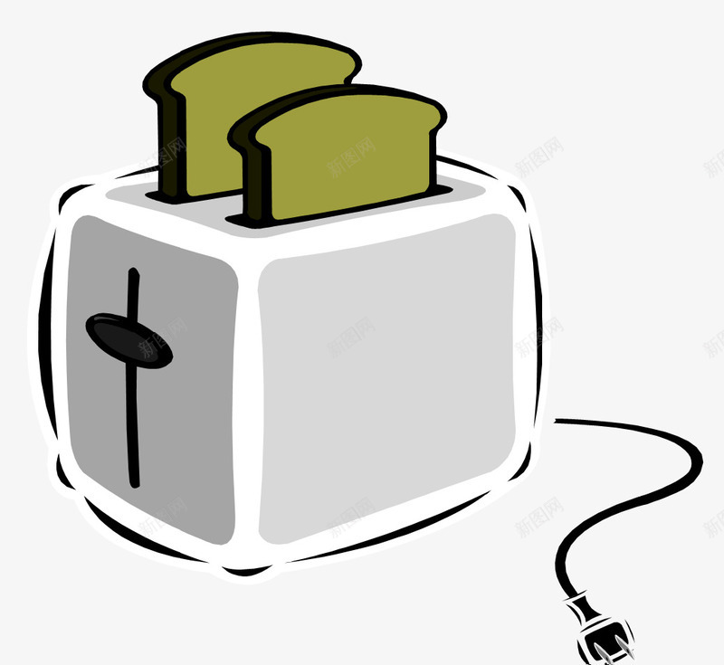 多士炉png免抠素材_88icon https://88icon.com 多士炉 小家电 早餐