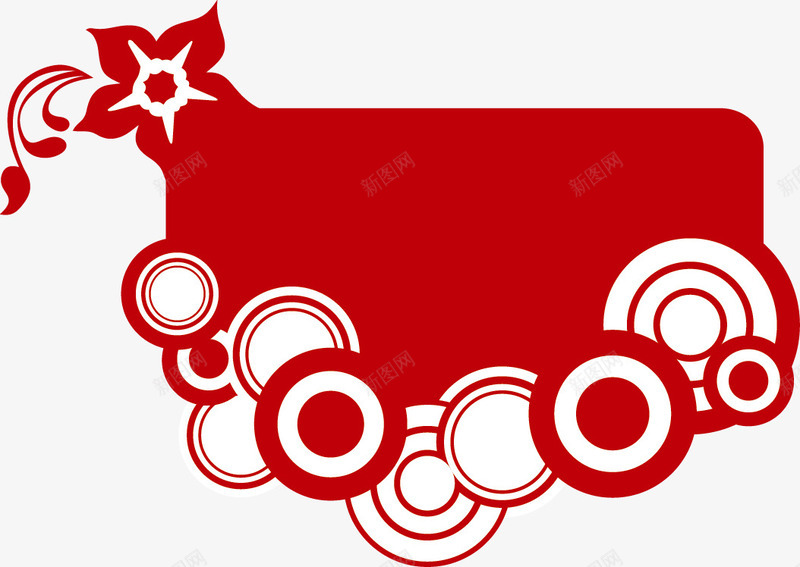 红色框架插图矢量图eps免抠素材_88icon https://88icon.com 框架 红色框架 矢量图