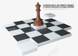 棋子方格子背景素材