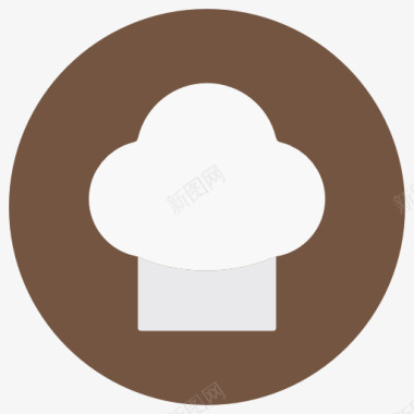 烹饪厨师帽图标图标