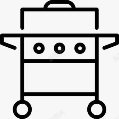 烹饪燃气烧烤图标图标
