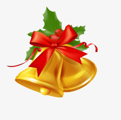 卡通金色铃铛素材