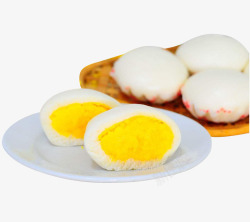 流沙蛋黄广式金牌早点美味可口的蛋黄流沙高清图片