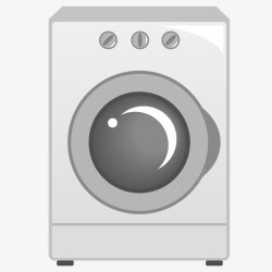 洗衣设备洗衣机矢量图高清图片