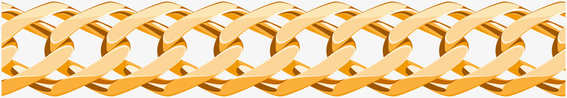 扁平金色链子png免抠素材_88icon https://88icon.com 平扣 装饰 金项链