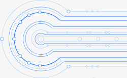蓝色技术背景矢量图素材