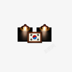 韩国国旗韩式素材