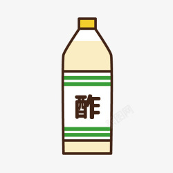 卡通料酒卡通调味料高清图片