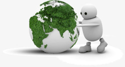 环保爱护绿色地球素材