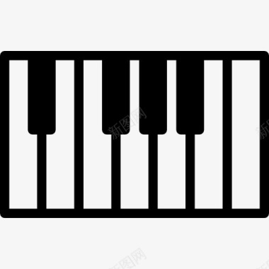 钢琴课图标图标
