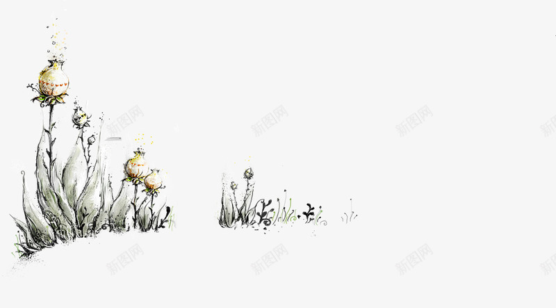 唯美花朵植物户外美景png免抠素材_88icon https://88icon.com 户外 植物 美景 花朵