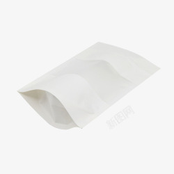 白色纸质食品袋素材