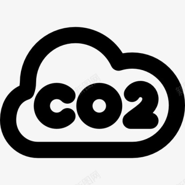 云客服CO2图标图标