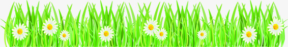 手绘彩绘绿色的草丛花朵png免抠素材_88icon https://88icon.com 彩绘 绿色 花朵 草丛