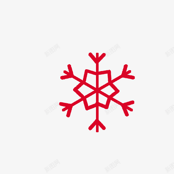 圣诞雪花装饰png免抠素材_88icon https://88icon.com 圣诞装饰 插画 简易画作 线条画 装饰物品 雪花