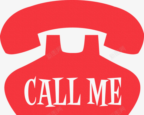 电话ui红色的电话图标图标