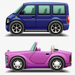 汽车紫色桌面素材