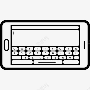 用手机键盘在屏幕上的水平位置图标图标