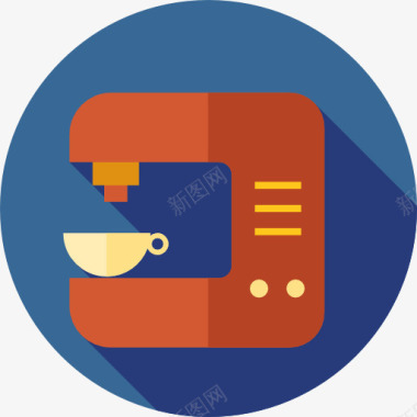 厨房用具咖啡机图标图标