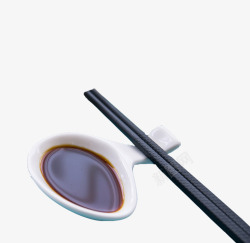 产品实物别致筷子架素材