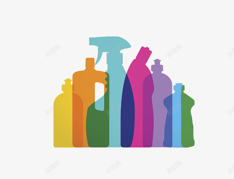 清洁垃圾的专用的清洗剂png免抠素材_88icon https://88icon.com 垃圾清扫 干净垃圾 打扫 扫尘 清洗剂 环境 瓶装清洁器