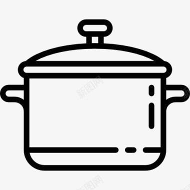 PSD厨房素材锅图标图标