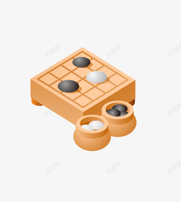 手绘棋盘png免抠素材_88icon https://88icon.com 下棋 格子 白色 黑色