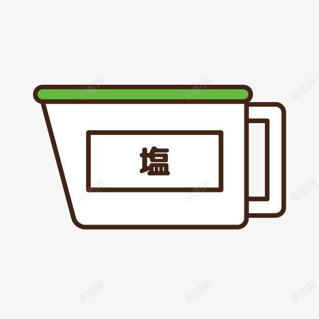 卡通调味料png免抠素材_88icon https://88icon.com 卡通调味料 卡通调料 厨房 可爱 盐 盐巴 调味料 调料 食盐