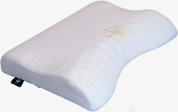 天然乳胶枕白色按摩养生素材