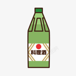 调料酒卡通调味料高清图片