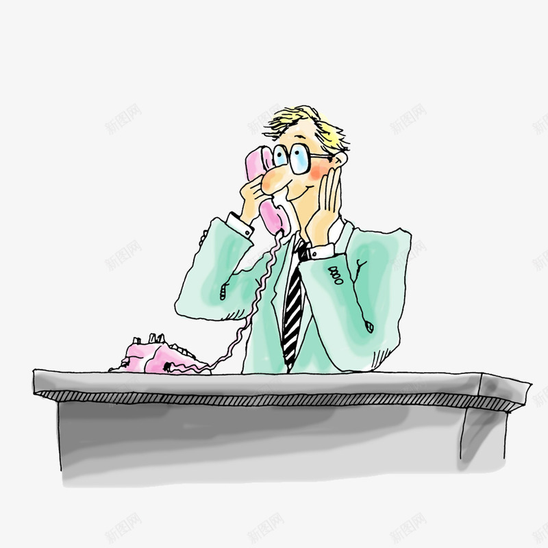 插画手绘卡通人物打电话png免抠素材_88icon https://88icon.com 免费咨询 卡通人物打电话 手绘 插画 电话免费咨询 电话询问