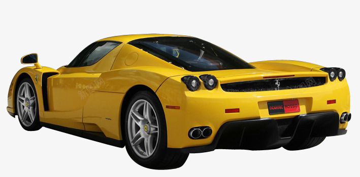 黄色法拉利png免抠素材_88icon https://88icon.com Ferrari 产品实物 小车 赛车 轿车