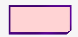 紫色边框折线素材