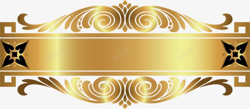 金色花纹装饰框架png免抠素材_88icon https://88icon.com 古典框架 框架 装饰 金色