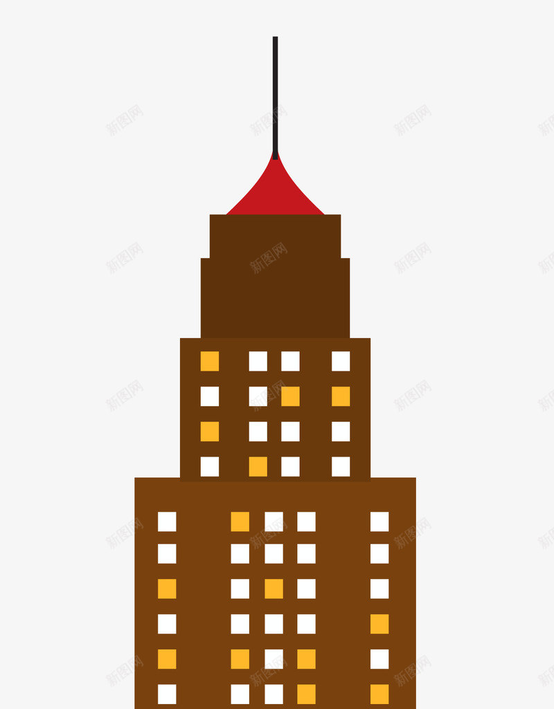 建筑物高楼大厦矢量图eps免抠素材_88icon https://88icon.com 卡通 地标 大厦 建筑物 高楼大厦 矢量图