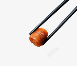 猪尾筷子夹肉卤水猪尾巴高清图片