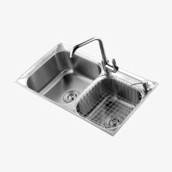 水槽双槽厨房洗菜盆洗碗池素材
