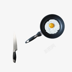 煎蛋食材元素素材