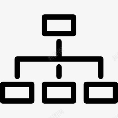 人员组织架构图方案图标图标