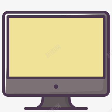 电脑类电脑装置iMac监控屏幕图标图标