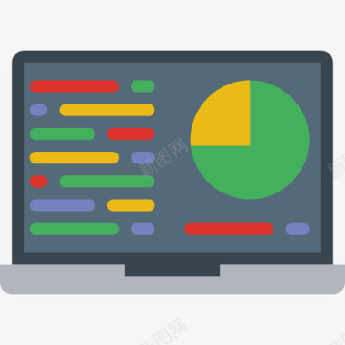 电脑显示框分析图标图标
